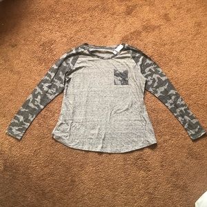 Long sleeve camouflage shirt